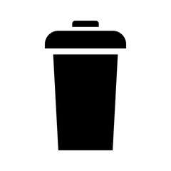 Trash can vector icon. garbage illustration sign. basket symbol. Recycle logo. Recycle button web icon.