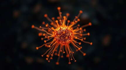 Virus Cell Microorganism.