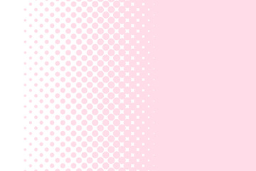 ピンクのカラーハーフトーン