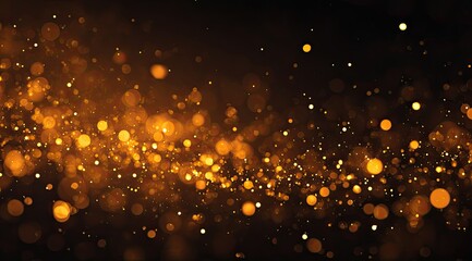 Fototapeta premium Abstract bokeh background of golden lights