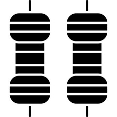 Resistor Icon Vector Element