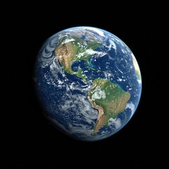 planet earth in space
