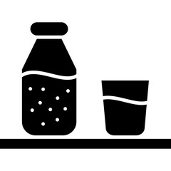 Milk Icon Vector Element
