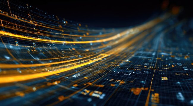 Abstract digital network flow
