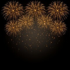 fireworks in the night sky