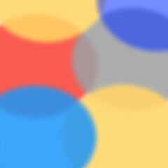 Colorful Abstract Blurred Circle Background Modern Design