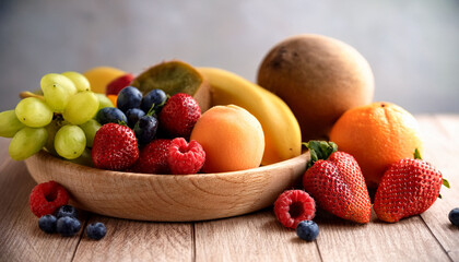 Fresh Raw Summer Fruits Ready To Eat