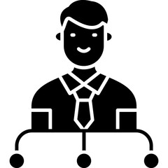 Supervisor Icon Vector Element