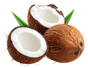 U]Delicious coconuts cut out 
