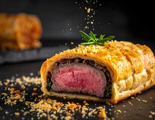 Ultra-Realistic Beef Wellington Puff Pastry