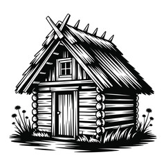 old house sketch