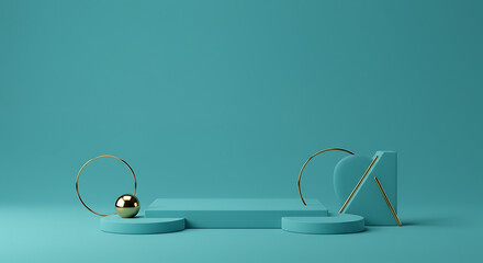 Solid teal background, clean aesthetic for creative projects