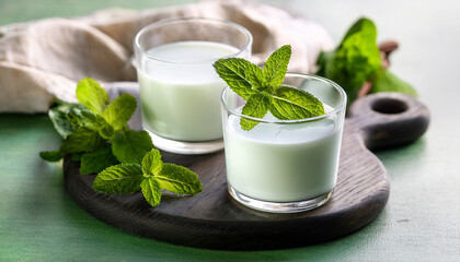 Fresh Mint Kefir Delight