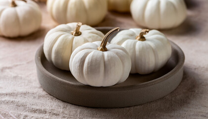 Mini White Pumpkins