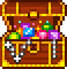 픽셀 보물 상자