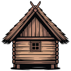 old wooden house