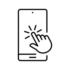 Phone and Hand icon