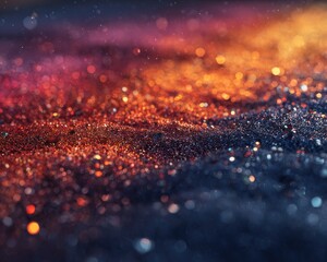 Abstract Colorful Glitter Background