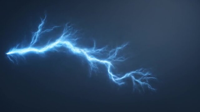 Abstract lightning bolt