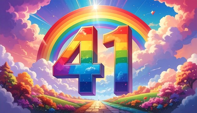 Colorful celebration, 41st anniversary