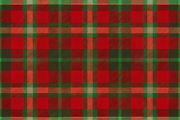 red and green plaid