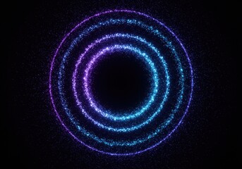 Abstract Digital Vortex of Light Particles