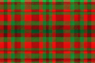 red and green plaid fabric