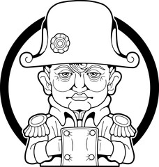 Emperor Napoleon Bonaparte, illustration design