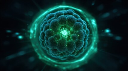 Exploring cellular structures microscopic perspective science abstract environment innovative concept