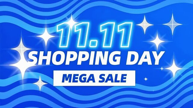 Eleven eleven shopping day mega sale event best deals and discounts online shopping promotional video offer