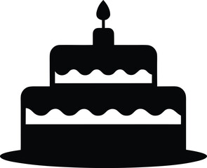 birthday-cake-black-silhouette-a-white-background- (1).eps