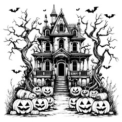 Cute and spooky Halloween ghost illustrations perfect for seasonal designs, party invitations, stickers, t-shirts, mugs, digital downloads, and decorations. These playful ghost graphics bring fun Hall