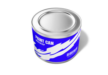Paint Can Mockup Template