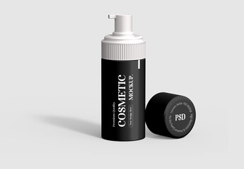 Cosmetic Dispenser bottle Mockup
