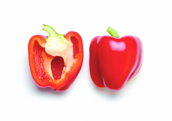 poivron rouge, poivron détouré