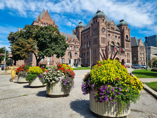 Ontario Legislative Building - Toronto, Canada - Toronto's architecturally beautiful public building seen from Queen's Park
