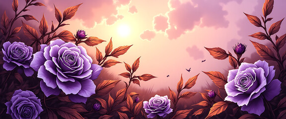 Luxury floral wallpaper featuring 3D embossed blossoms with gold, silver, and marble textures, elegant botanical mural in rich colors, abstract illustration for art prints, seamless 4K decorative back