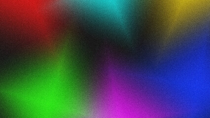 Colourful Gradient Texture – Grainy Blurry Abstract Background with Pixelated Noise in Green, Blue, Cyan. Vintage Style Design, Futuristic Design, Branding, Visual Effects, Banner, Poster, Copy Space