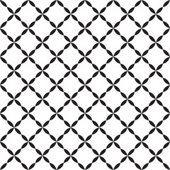 Abstract Black Oval Geometric Vector Pattern Illustration