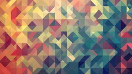Obraz premium Geometric abstract pattern creating colorful polygonal background