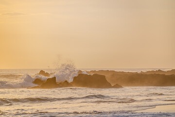 Sunset at Canggu beach in Bali