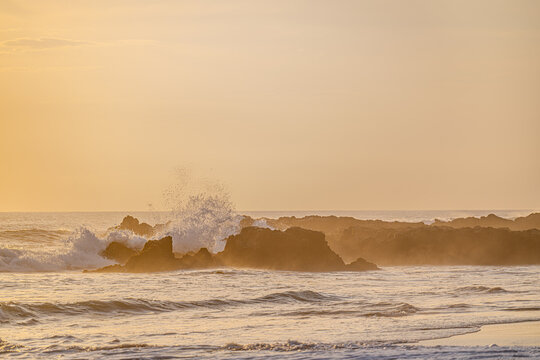 Sunset at Canggu beach in Bali
