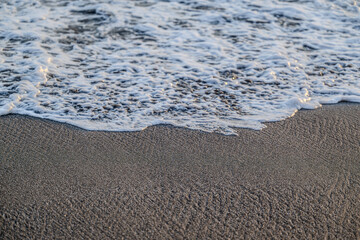 Beach and sea water in Canggu Bali