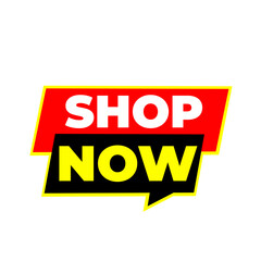 SHOP NOW png, online market label, digital store tag, clean e-commerce design, modern transparent layout