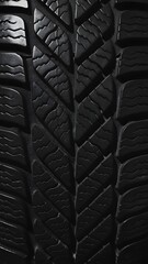 black tire tread pattern texture rubber automotive vehicle wheel close up detail background monochrome