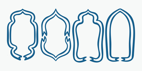 Collection of Ramadan Window Frame