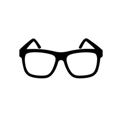 Fototapeta premium reading glasses icon black silhouette vector illustration on transparent background