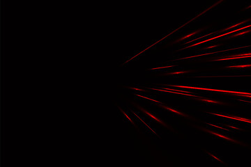 Light speed motion effect. Red color spiral glow effect. Magic shiny line sparkles and sequins