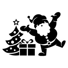 Jolly Santa Gift Concept