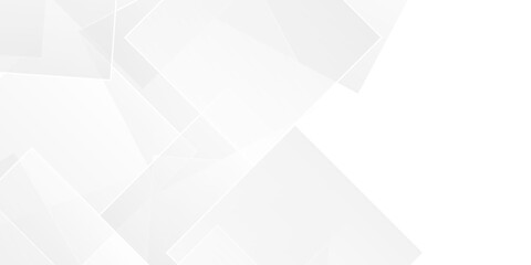 Abstract tech gradient white, gray creative triangle geometric technology space rectangle randomly arranged white lines transparent background. luxury web overlap presentation design. 